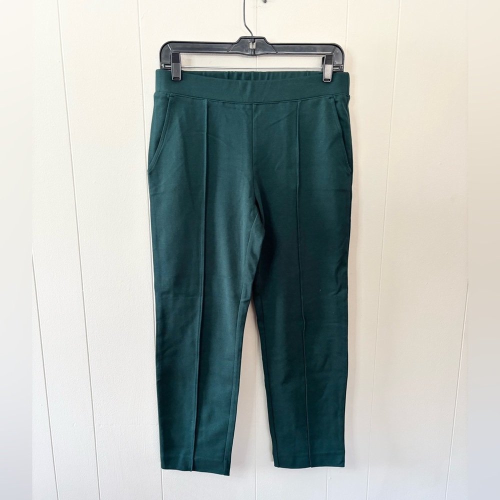 J. Crew Dark Teal Green Tapered Dress Pants
